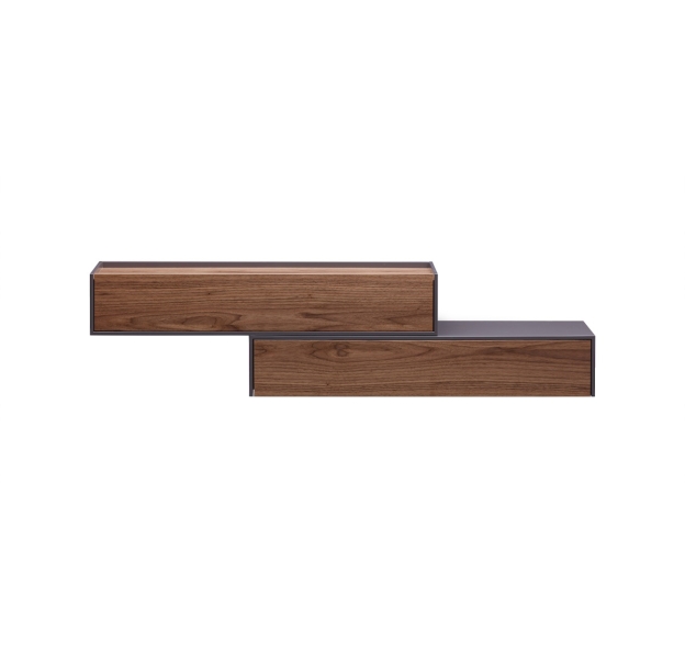 Консоль подвесная MEST CONSOLE TOP Natural walnut Natural walnut veneer Natural walnut veneer 100X34