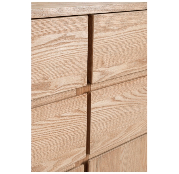 Комод VOLTURNO HIGH CABINET ASH NATURE ASH NATURE ASH NATURE 90X40X130,5 СМ. (NRM05420)