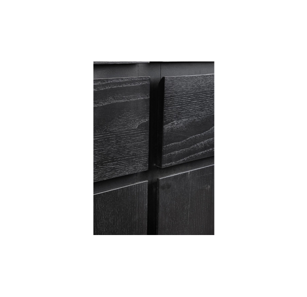 Комод VOLTURNO HIGH CABINET ASH BLACK ASH BLACK ASH BLACK 90X40X130,5 СМ. (NRM05419)