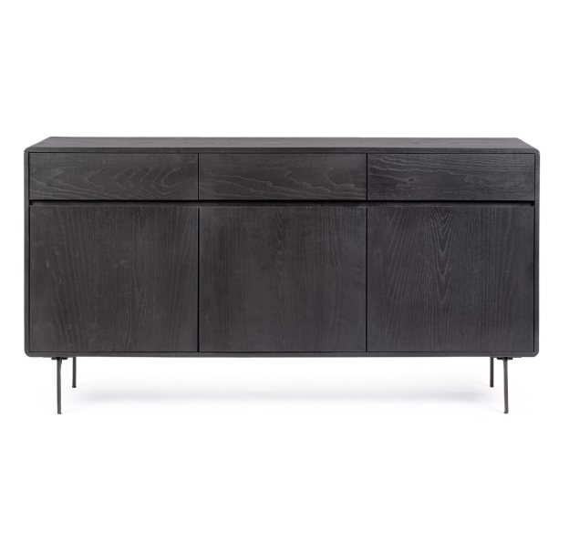 Комод VOLTURNO SIDEBOARD ASH BLACK ASH BLACK ASH BLACK 160X40X85,5 СМ. (NRM05421)