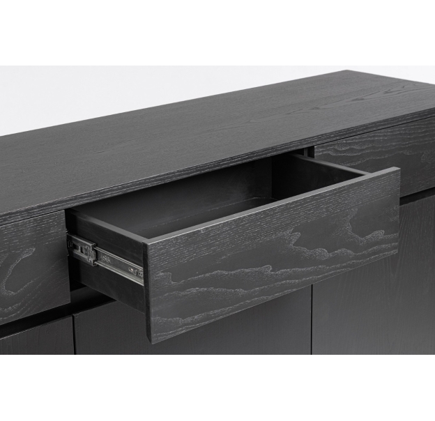 Комод VOLTURNO SIDEBOARD ASH BLACK ASH BLACK ASH BLACK 160X40X85,5 СМ. (NRM05421)