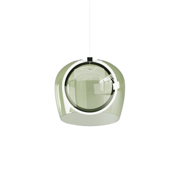 Светильник подвесной PINTA PENDANT LAMP ALFA VERDE NERO 30X30X23 СМ. (NRM05451)