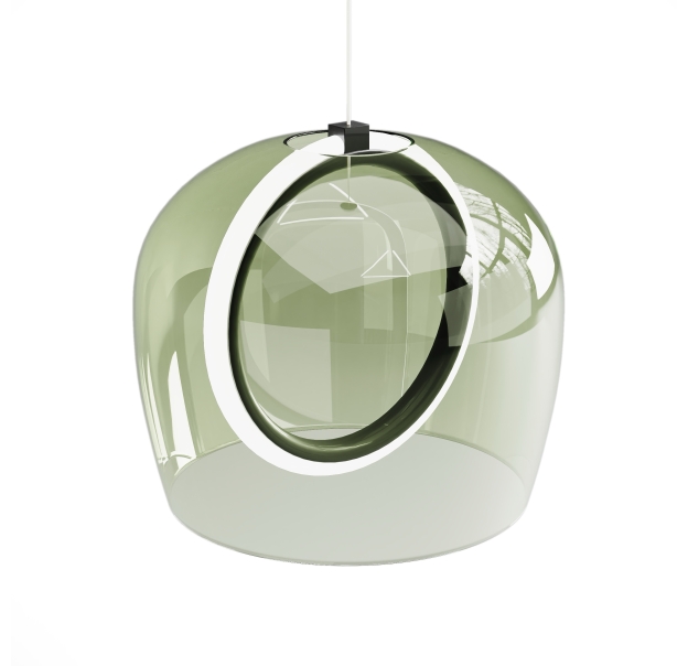 Светильник подвесной PINTA PENDANT LAMP ALFA VERDE NERO 30X30X23 СМ. (NRM05451)