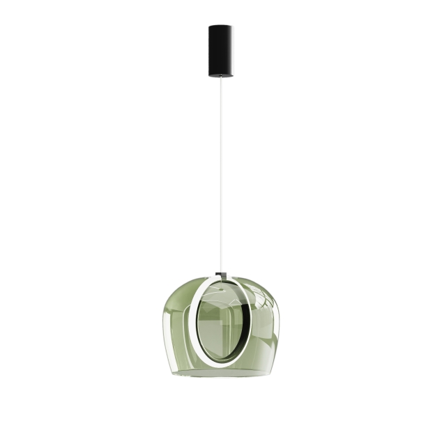 Светильник подвесной PINTA PENDANT LAMP ALFA VERDE NERO 30X30X23 СМ. (NRM05451)