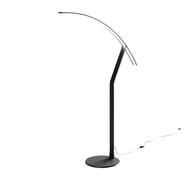 Торшер FOLAGA FLOOR LAMP NERO NERO 146X43X202 СМ. (NRM05448)