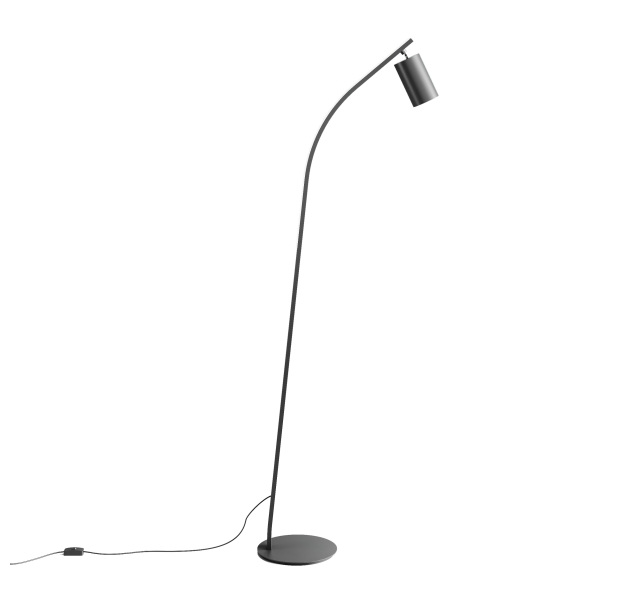 Торшер MURGA FLOOR LAMP NERO NERO 53X30X184 СМ. (NRM05450)