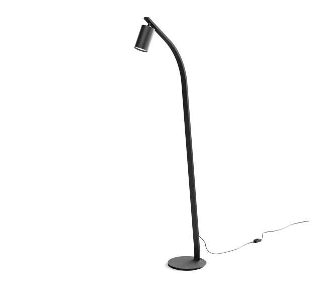 Торшер MURGA FLOOR LAMP NERO NERO 53X30X184 СМ. (NRM05450)