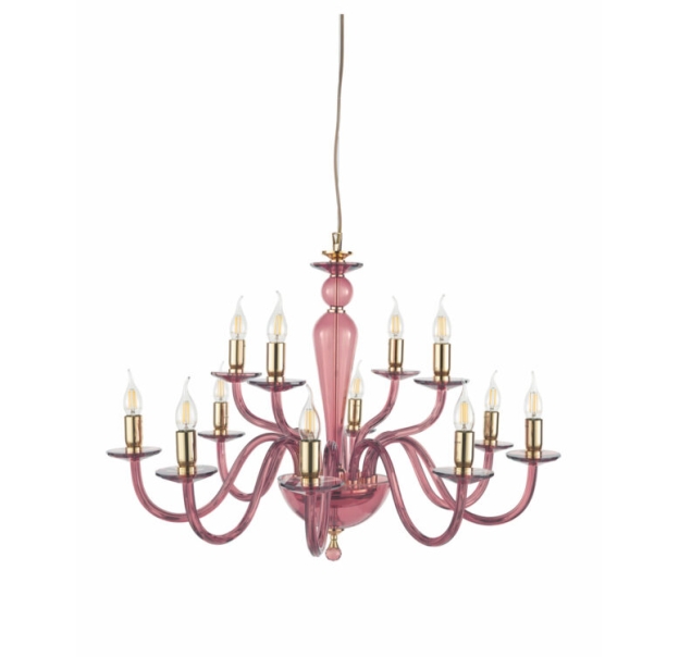 Люстра PAGANINI CHANDELIER GOLD RUBIN 84X12X80 СМ. (NRM05476)