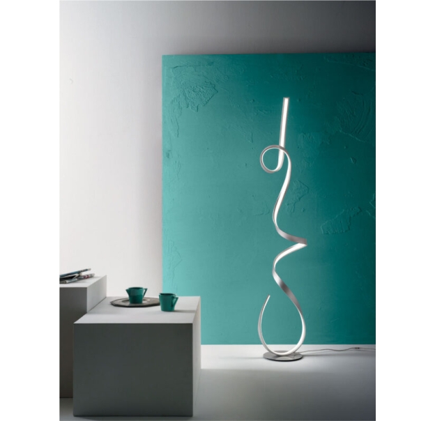 Торшер LUMEN FLOOR LAMP SILVER SILVER 23X23X160 СМ. ()