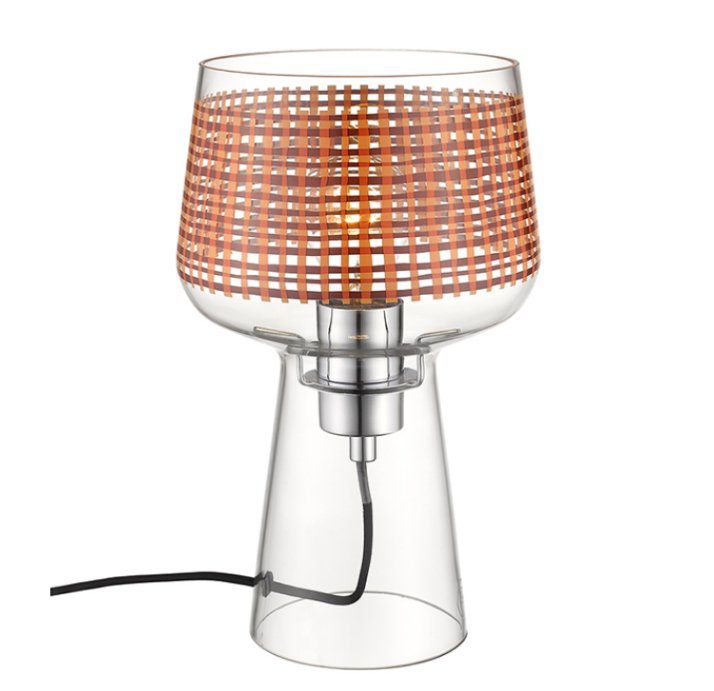 Светильник настольный MAGIC lampe a poser rouge ORANGE GLASS 16X16X30 СМ. (SEY00021)