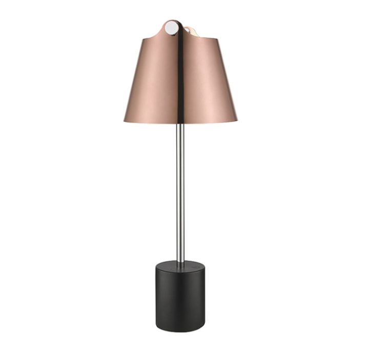 Светильник настольный NORD SUD lamp cuivre COPPER CHROME 18X18X46,5 СМ. (SEY00023)