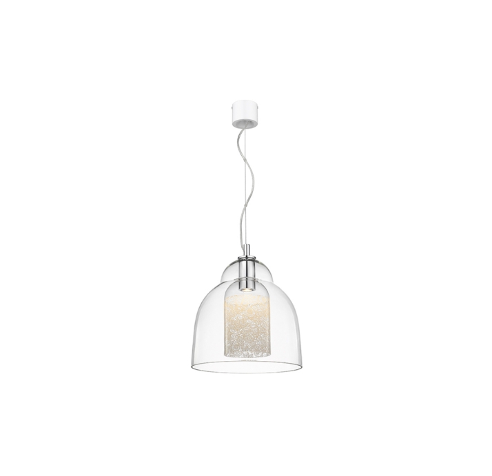 Светильник подвесной HERITAGE suspension a poser or GOLD CHROME 35X35X38 СМ. (SEY00033)