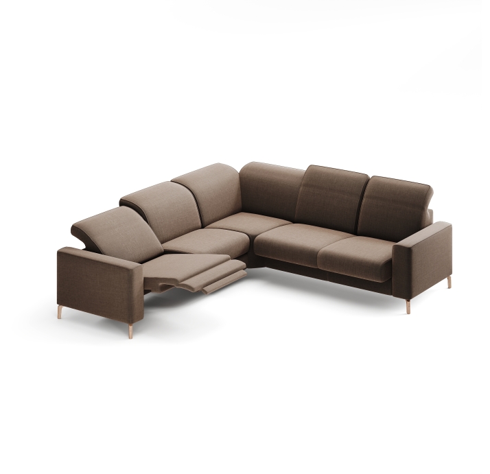 Диван TRITON B100-280-260B/58/CAMINO TAUPE/BULTEX/В цвет ткани/P511/R,V,V