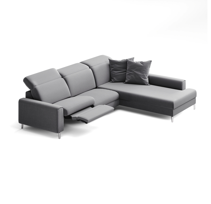 Диван FONTANE C110-300-220S/57/S/CAMINO PERLE/VISCOTEX/01 BRUSHED/E,Z,M-Relax,EL,E,E