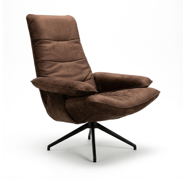 Кресло YOGA KING /DIVA CHOCOLAT/P752 (Black)/