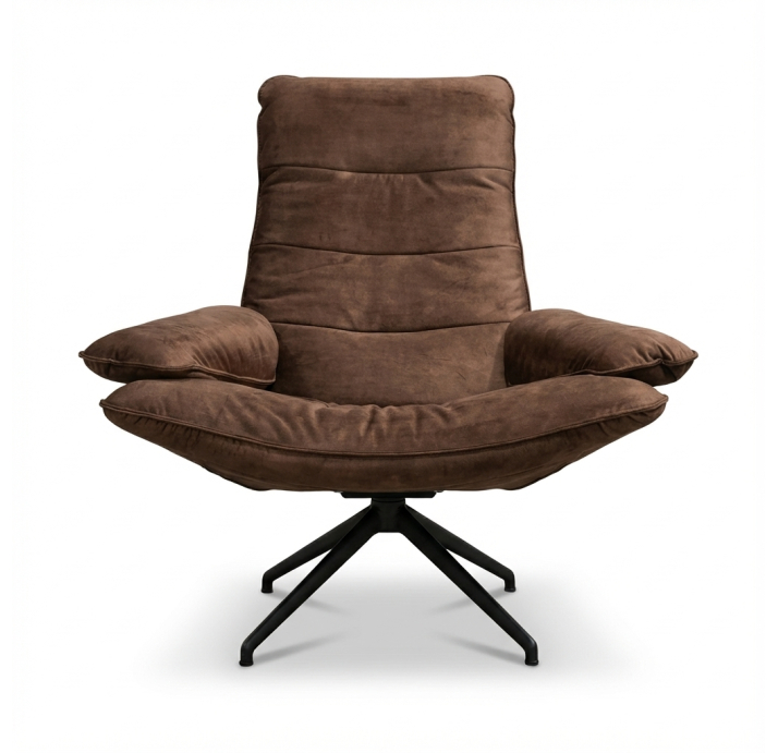 Кресло YOGA KING /DIVA CHOCOLAT/P752 (Black)/