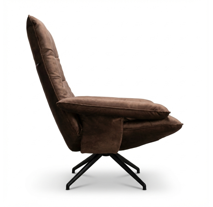 Кресло YOGA KING /DIVA CHOCOLAT/P752 (Black)/