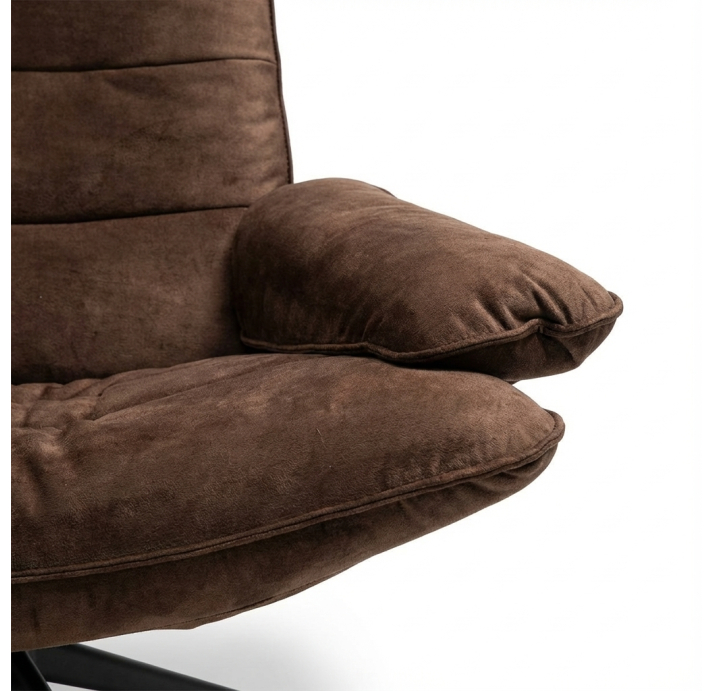 Кресло YOGA KING /DIVA CHOCOLAT/P752 (Black)/