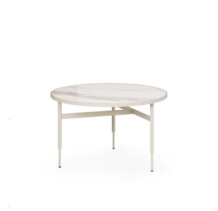 Стол журнальный GIO COFFEE TABLE ANGORA MICHELANGELO  70X70X42 СМ. (ROM01396_1)