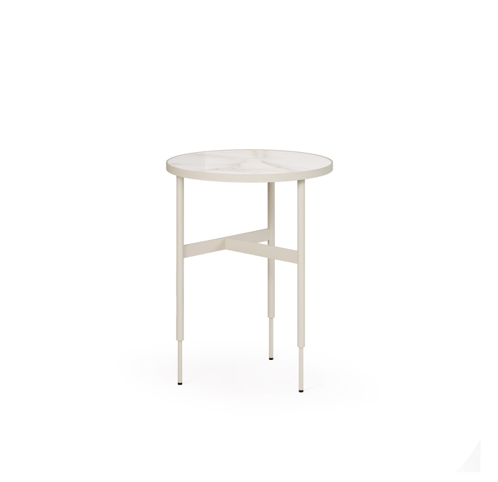 Стол приставной GIO SIDE TABLE ANGORA MICHELANGELO  40X40X52 СМ. (ROM01400_1)