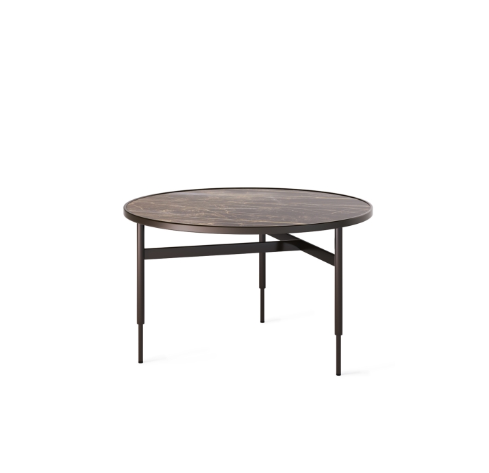 Стол журнальный GIO COFFEE TABLE BLACK NOIR DESIR SHINY  70X70X42 СМ. (NRM01229)