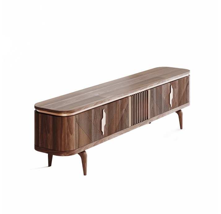 Тумба под ТВ RONDA TV STAND WALNUT WALNUT WALNUT 224X46X60 СМ. (NRM00025)