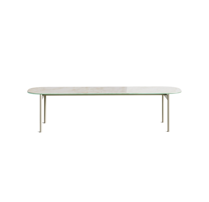 Стол журнальный LONG COFFEE TABLE PNA REVE DE REY PERLA  130X29X40 СМ. (NRM00200)