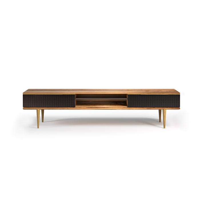 Тумба под ТВ PUNTO TV STAND WALNUT WALNUT BROWN 231X49X53 СМ. (NRM00020)