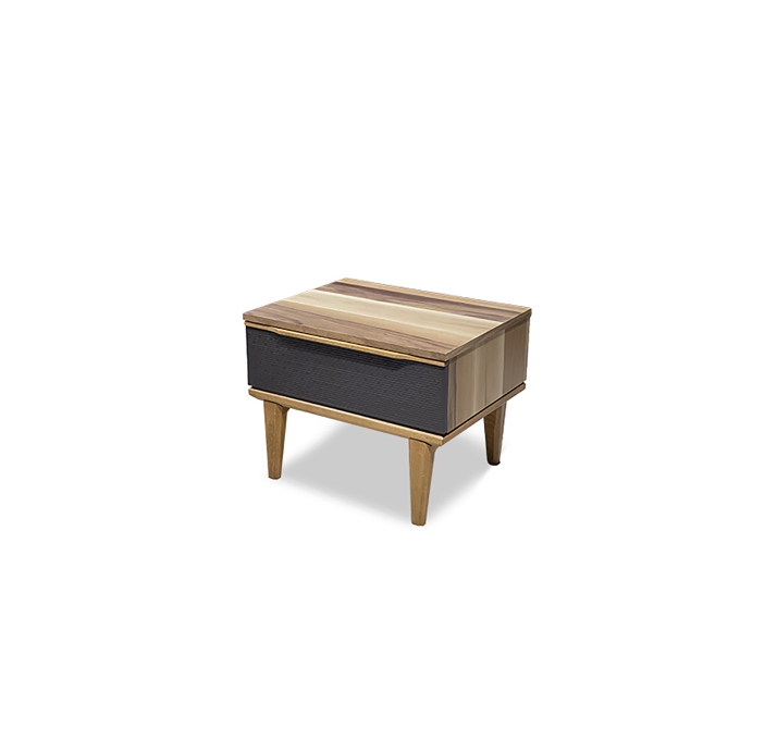 Тумба прикроватная PUNTO NIGHTSTAND WALNUT WALNUT BROWN 60X50X41 СМ. (NRM00036)