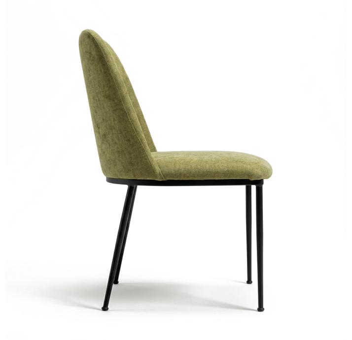 Стул интерьерный WEGNER DINING CHAIR Nano soft 0430 BLACK FRAME Чёрный (BLK) (NRM00128)