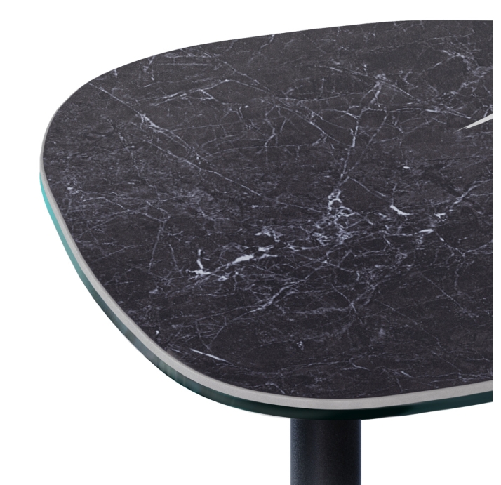 Стол приставной NEO SIDE TABLE BLACK NERO GRECO  48X40X78 СМ. (NRM00211)