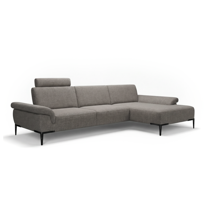 Диван WAVE B98-300-165L/55/CAMINO CARBON/BULTEX/01BL BLACK/E