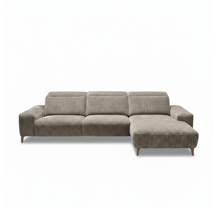 Диван ROMANO B100-300-167L/57/VIVA GREY/VISCOTEX/02 GREGE/E,MR,E,Z,E,E