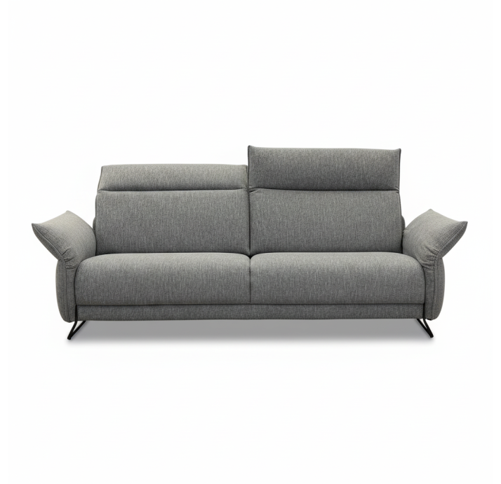 Диван VITIS B103-260-103B/54/WEMBLEY GRAPHITE/BOXSPRING/В цвет ткани/01BL BLACK/E,E