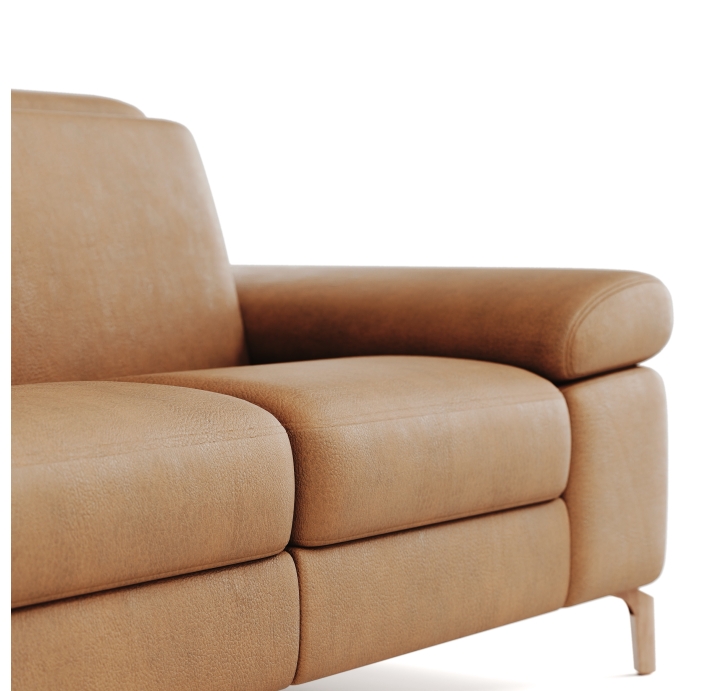 Диван TASMAN B103-220-103B/TOGO COGNAC/BULTEX/02 OAK/E,Z,E,V