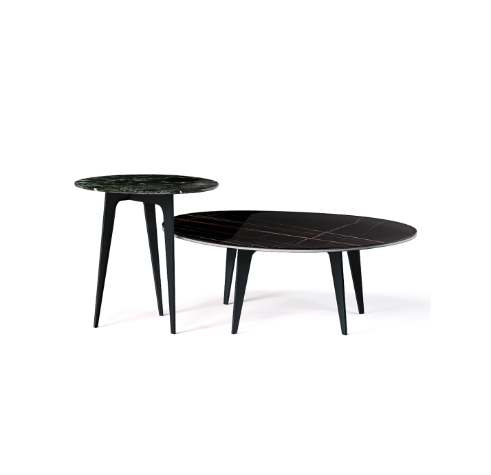 Стол журнальный KALLIOPE COFFEE TABLE BLACK THUNDER NIGHT  111X94X37 СМ. (NRM00239)