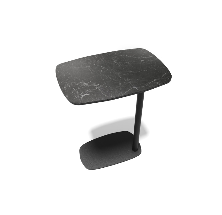 Стол приставной PLUTO SIDE TABLE BLACK NERO GRECO  53X35X61 СМ. (NRM00308)