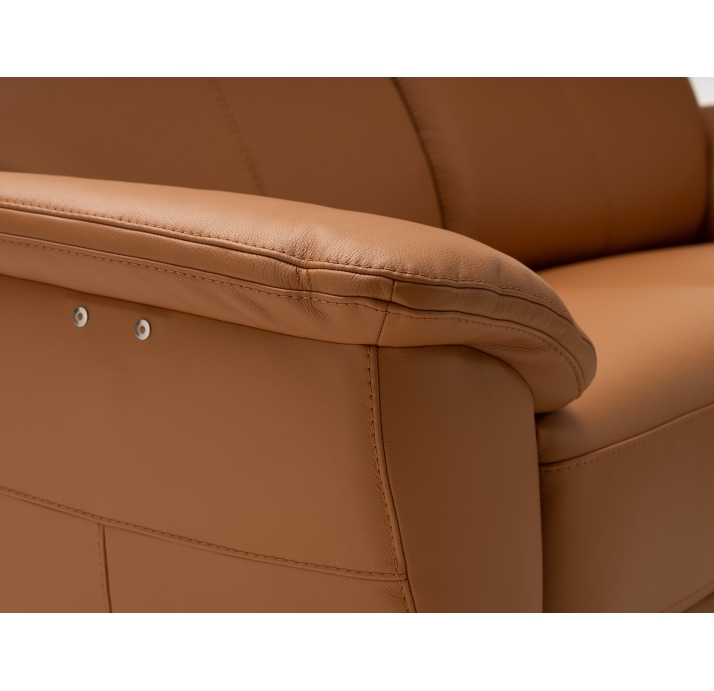 Диван VALMER B91-200-91B/51/MONTANA COGNAC/BULTEX/встроенные/R,R