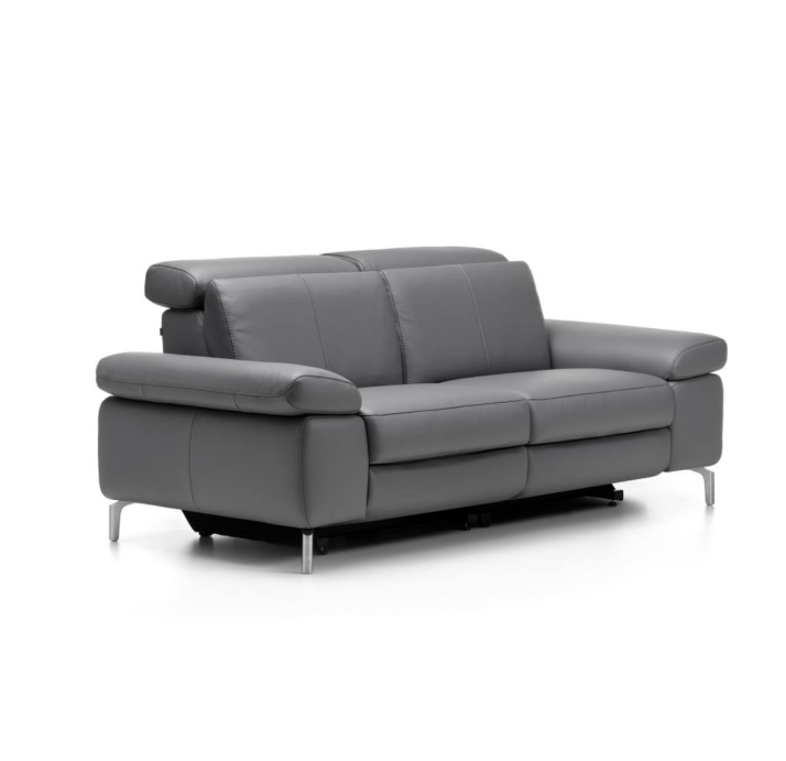 Диван TASMAN B103-200-103B/54/TRENTINO BLACK/BULTEX/01BR BRUSHED/E,E