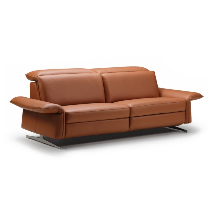 Диван ADORA B103-220-103B/54/MONTANA COGNAC/VISCOTEX/01BR BRUSHED/E,E