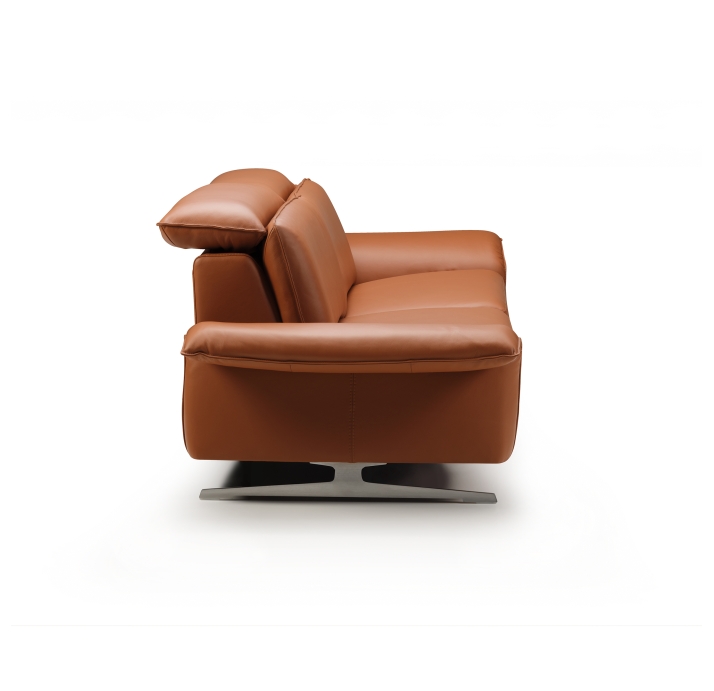 Диван ADORA B103-220-103B/54/MONTANA COGNAC/VISCOTEX/01BR BRUSHED/E,E