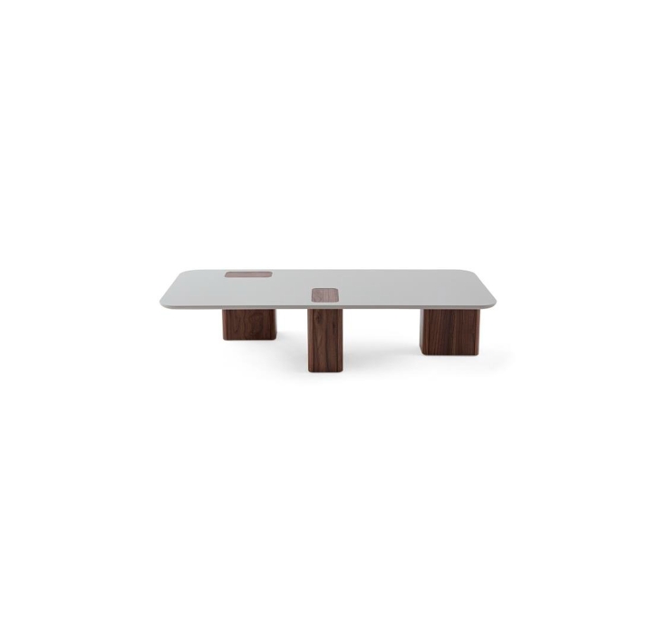 Стол журнальный SOHO CENTER TABLE AMERICAN WALNUT BEIGE  160X70X35 СМ. (NRM00382)