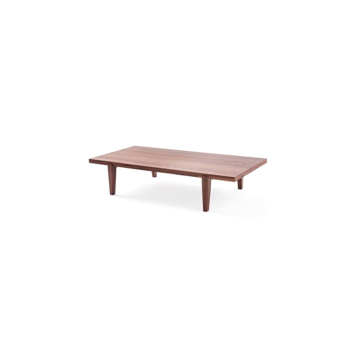 Стол журнальный OPIA CENTER TABLE BROWN EUROPEAN WALNUT  165X80X35 СМ. (NRM00387)