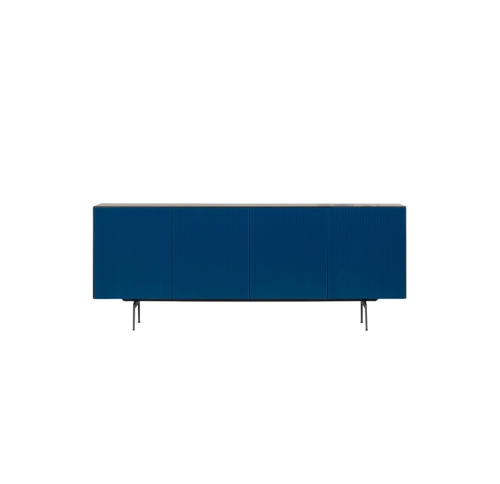 Комод / SIDEBOARD BLKC GLASS BLKC GLASS BLUR WAVE GLASS 200X45X80 СМ. (NRM00432)