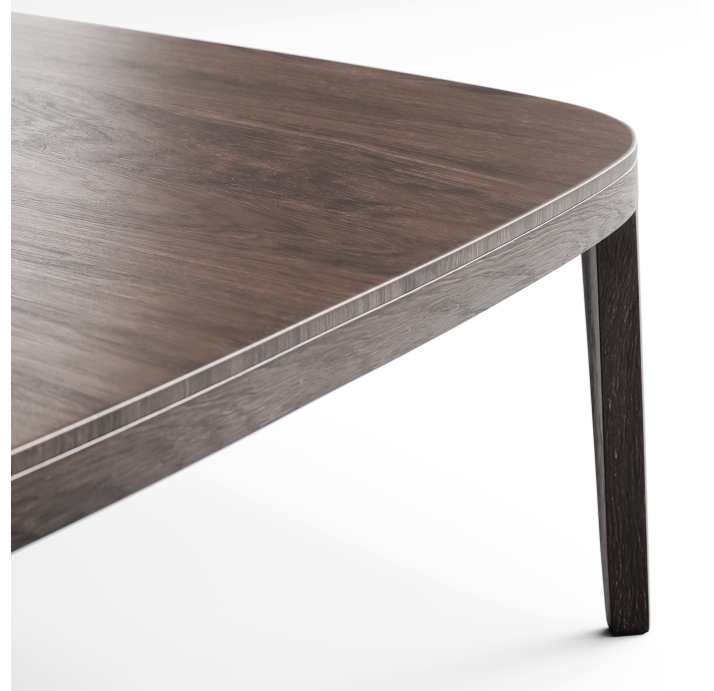 Стол журнальный MASSA COFFEE TABLE WALNUT AMERICAN WALNUT  112X112X40 СМ. (NRM00512)