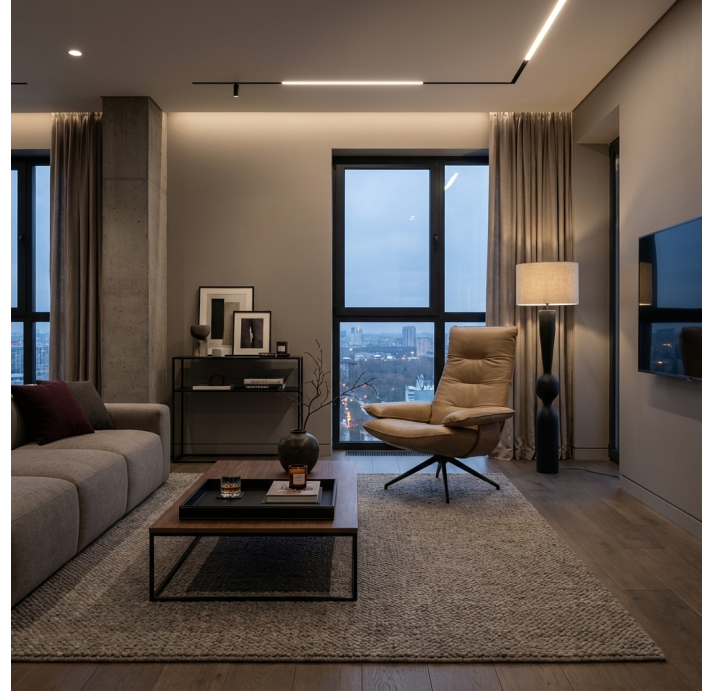 Кресло YOGA PRINCE BB/KENIA CAMEL/-/В цвет ткани/P752 (Black)/E