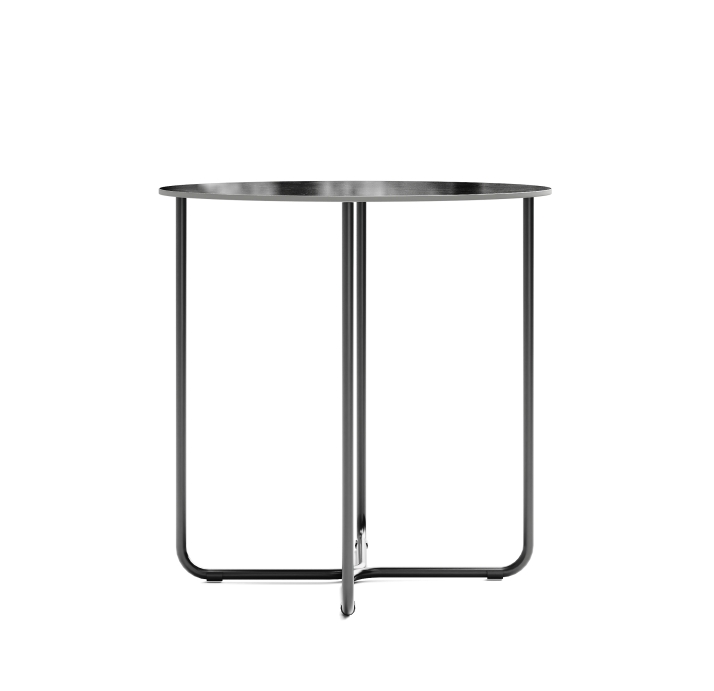 Стол приставной PARADISO SIDE TABLE NERO MATT NERO GRECO CERAMIC  45X45X45 СМ. (NRM00723)