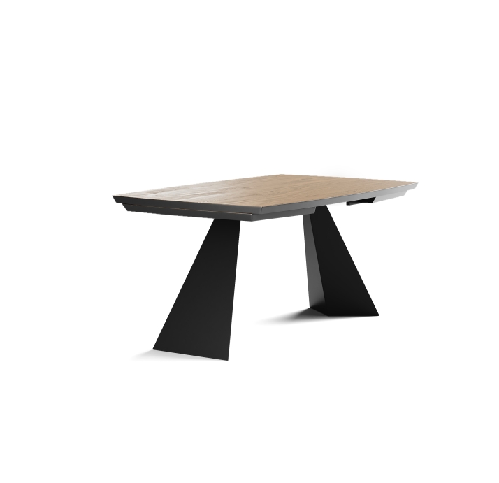 Стол обеденный PASCAL DINING TABLE BLACK RAW OAK  250X95X75 СМ. (NRM00778)