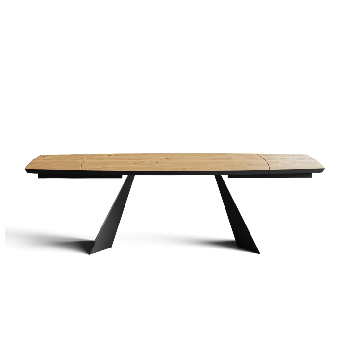 Стол обеденный PASCAL DINING TABLE BLACK RAW OAK  250X95X75 СМ. (NRM00778)