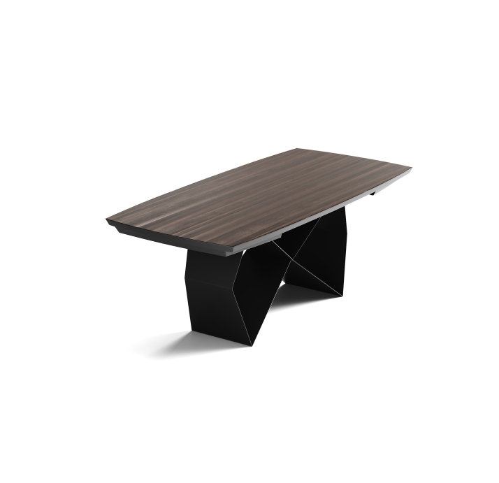 Стол обеденный TABERNA DINING TABLE BLACK THERMO OAK  300X100X75 СМ. (NRM00800)